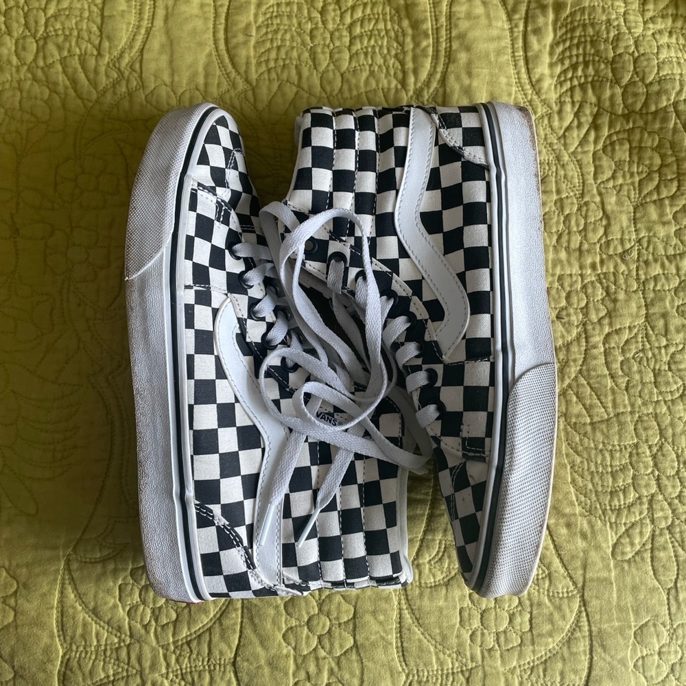 Checkered Hightop Vans